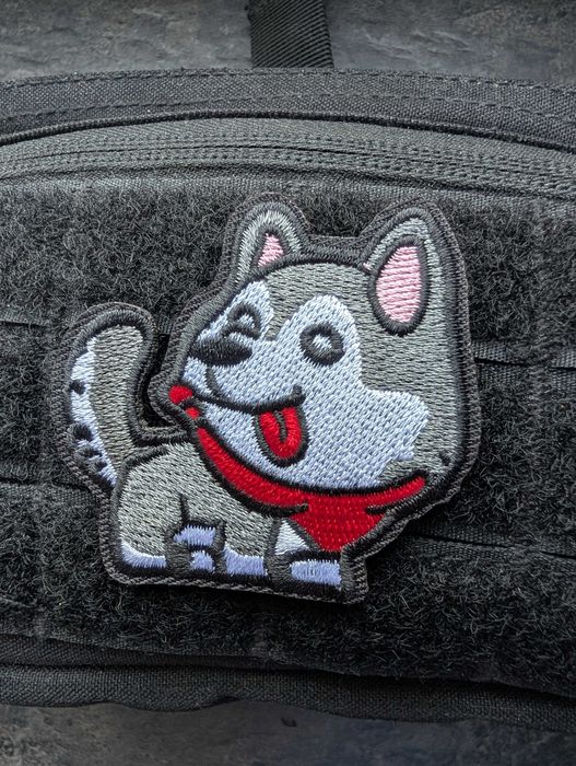 Naszywka na rzep husky