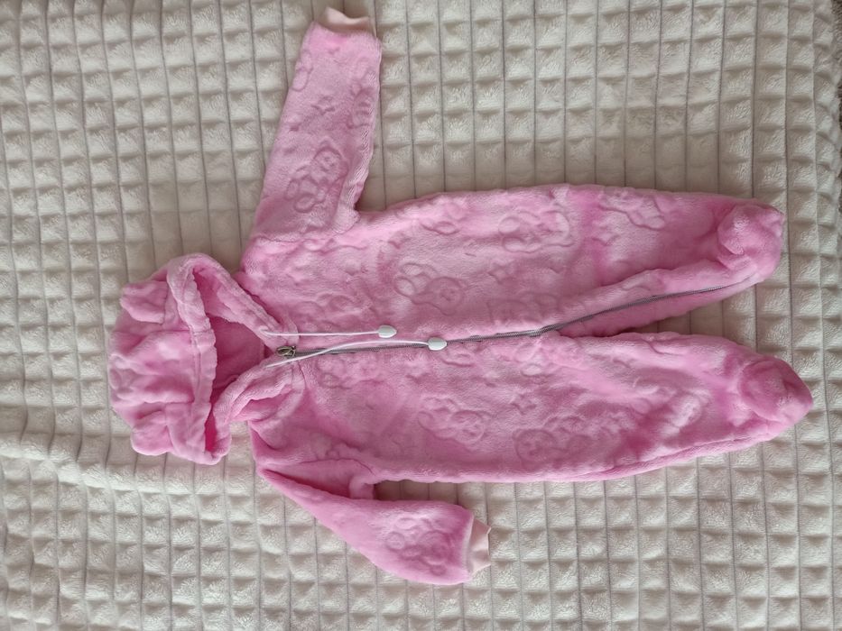 Ідеальний рожевий чоловічок махровий для дівчинки!