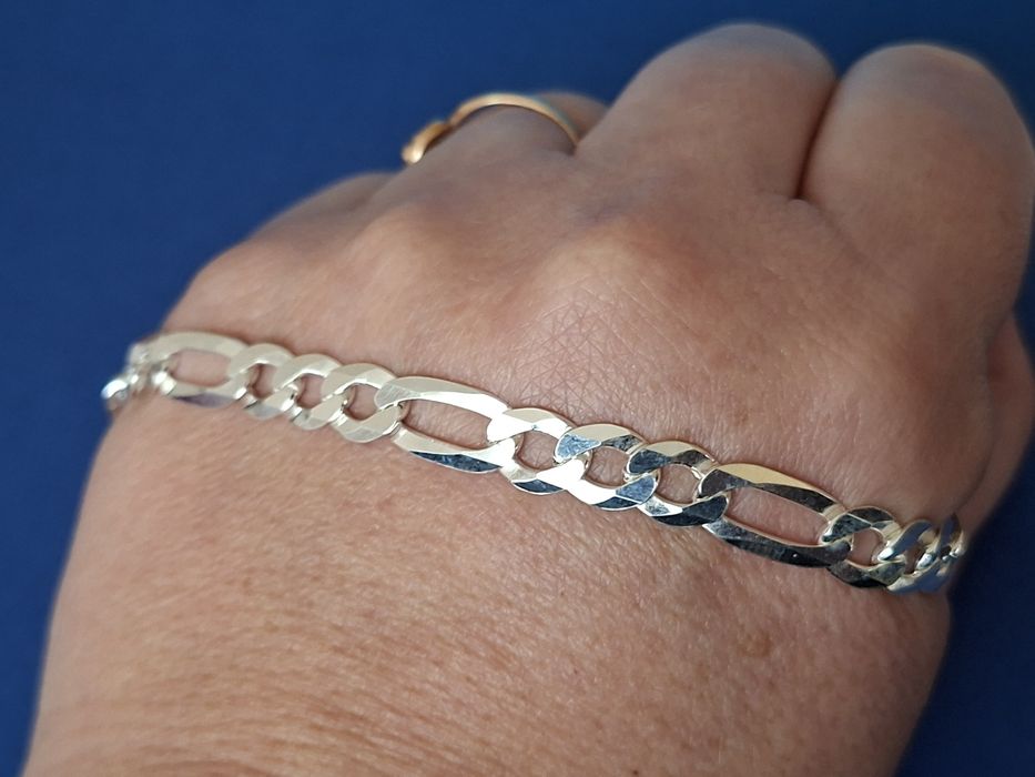 Męska srebrna bransoletka pr.925