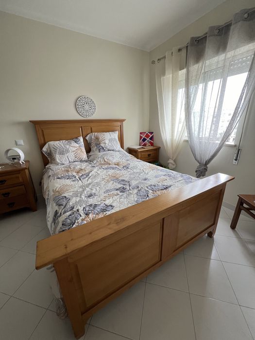 Cama em Carvalho 190x140