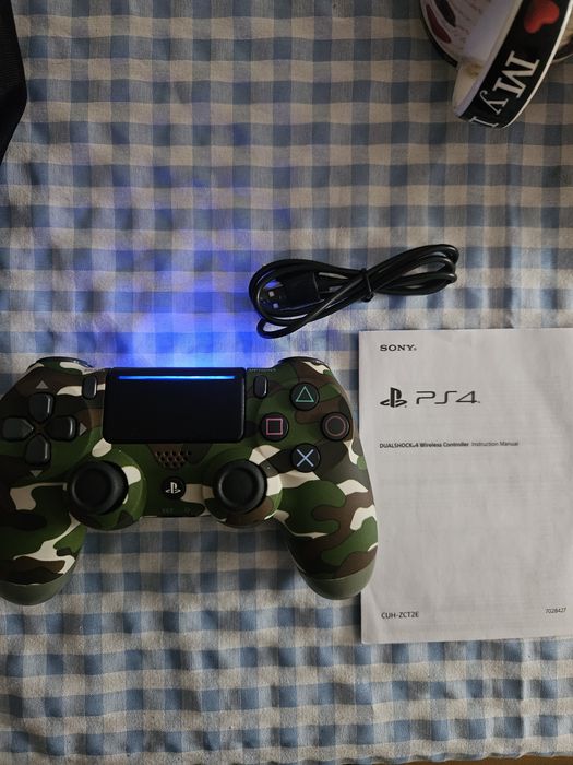 Геймпад DualShock 4 V2 / Зелений камуфляж / Новий Джойстик PS4