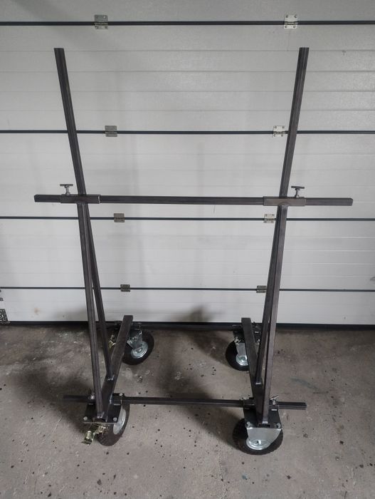 Wózek transportowy do okien szyb płyt OSB gk