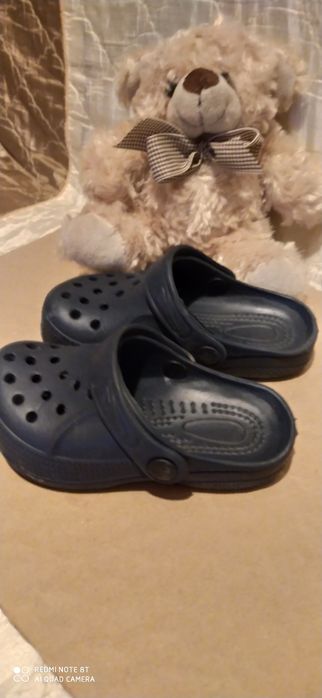 Klapki crosy 24 z misiem 7 zł wyprzedaż