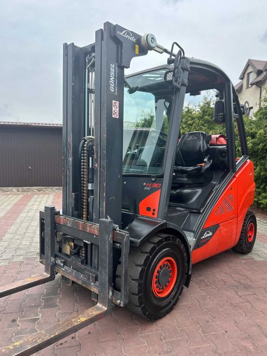 Wózek widłowy Linde H30T-02 LPG Triplex 802h 2016r