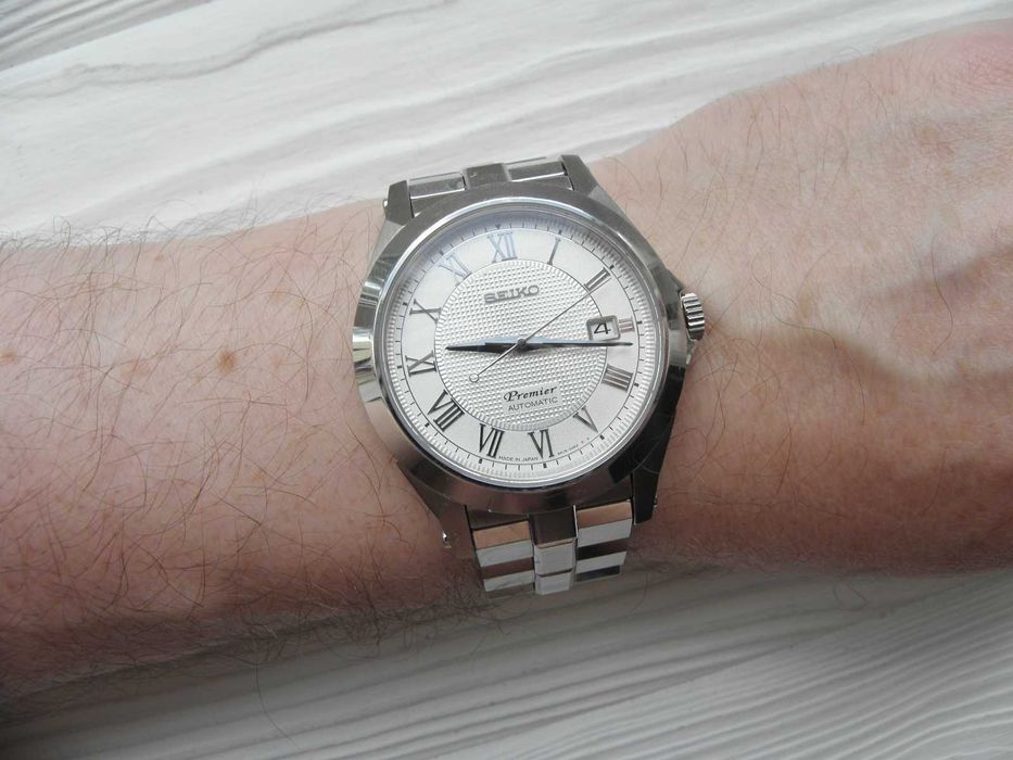 Механічний годинник Seiko Premier Automatic Cal 6R15В 3D браслет