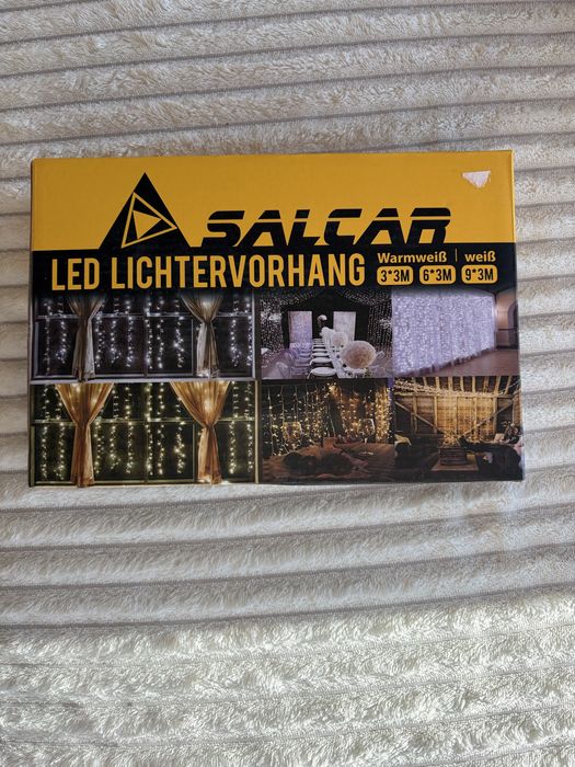 kurtyna świetlna LED marki Salcar.