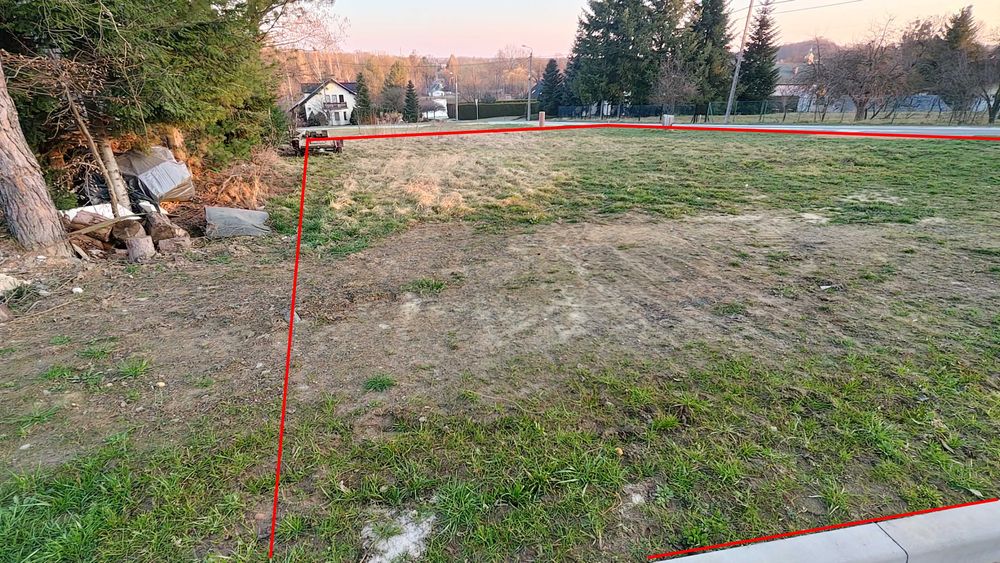 Działka Budowlana 768 m² Kończyce Małe ul.Spacerowa - Widok 4