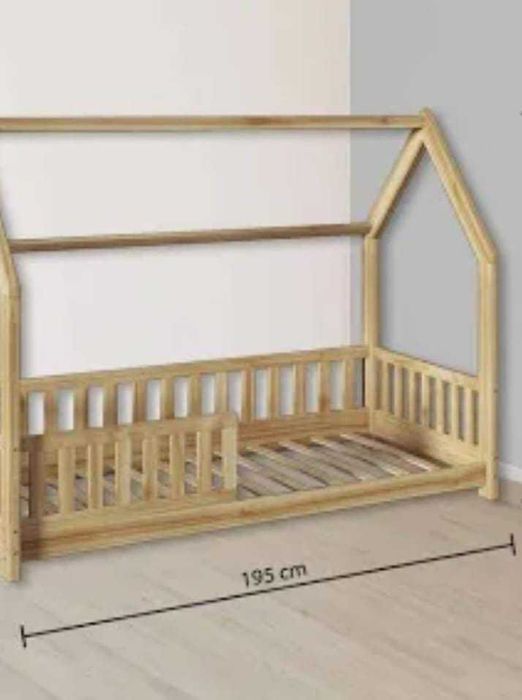 Cama infantil casinha de madeira