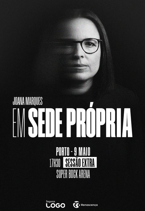 2 bilhetes espetáculo Joana Marques Porto
