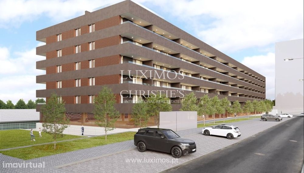 Apartamento T2 novo com piscina, para venda, em Gaia