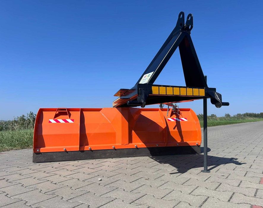 Pług na TUZ tył/przód do ciągnika Śnierzny obrotowy 360° . Producent!!!
