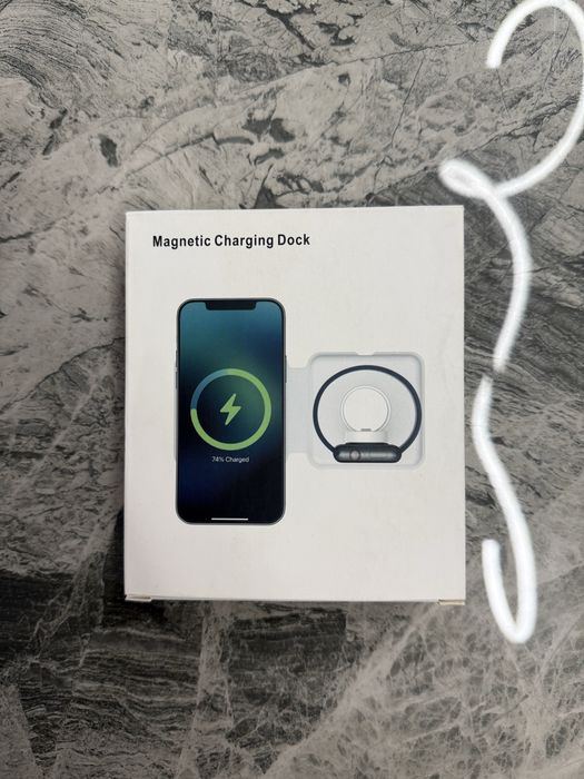 Беспроводное зарядное устройство MagSafe Duo Charger 15W (Q500) white