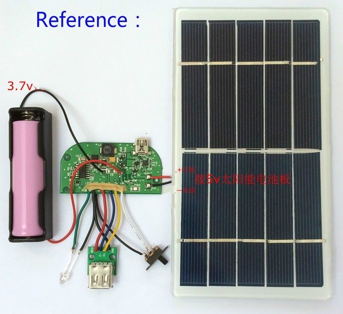 Плата заряда для литиевого аккумулятора от солнечной панели