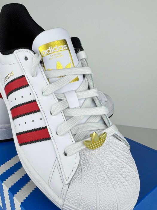 Adidas Superstar J r.36 2/3  białe sneakersy