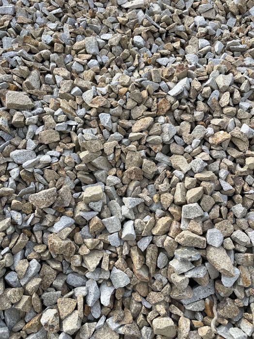 Kruszywo granitowe ozdobne frakcja 30-60 mm żółto-szare