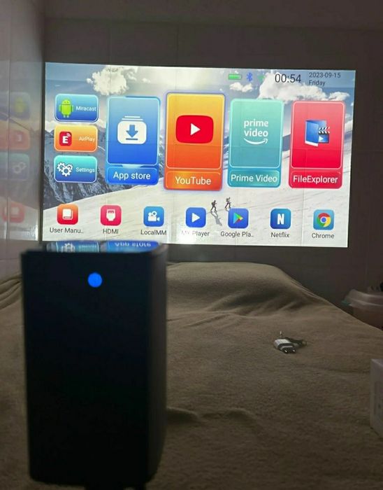 ДЛЯ БЛЕКАУТА Порт. проектор BYINTEK P70 DLP 3D 400ANSI Wi-Fi Android