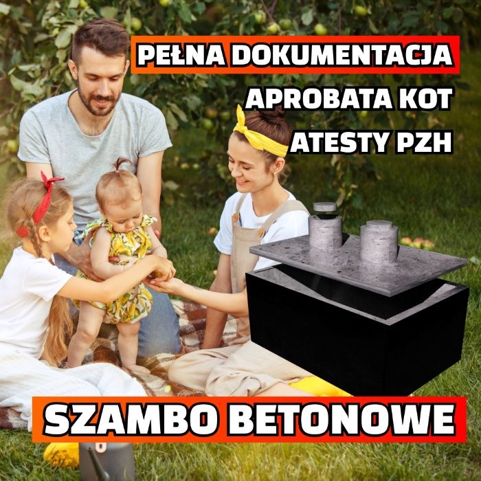 Zbiornik betonowy Szambo betonowe Deszczówka Woda Opadowa PRODUKCJA!