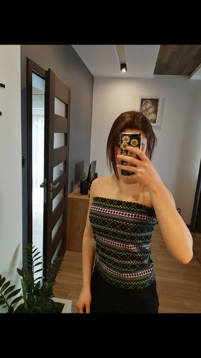 Bluzka odkryte ramiona wzory S