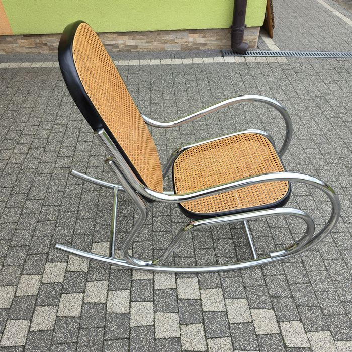 Oryginalny Kultowy Fotel Bujany Ceska Bauhaus  Marcel Breuer