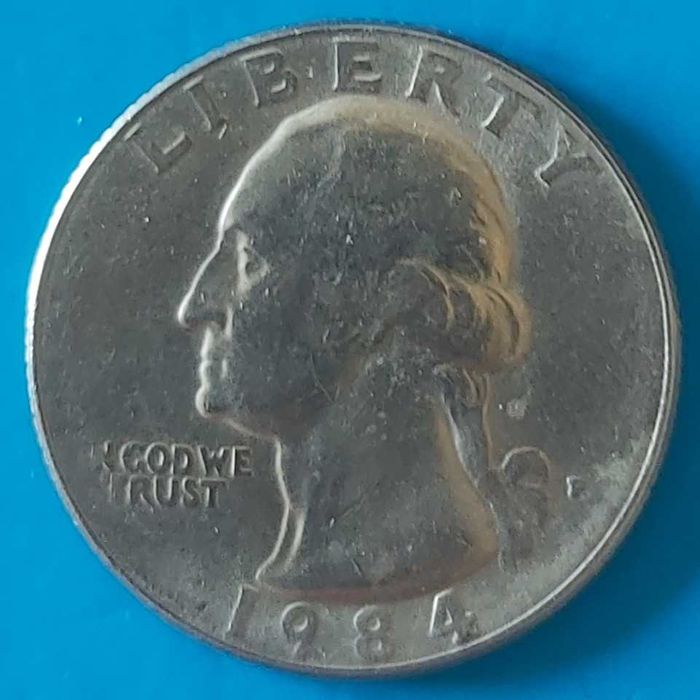 1/4 Dólar de 1984.P dos USA