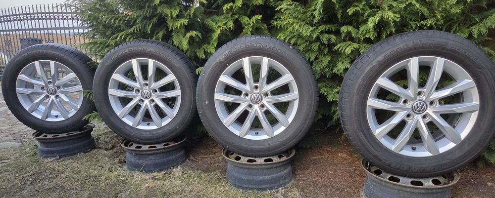 Felgi Oryginał VW Passat B8 Sharan 7N opony lato 215/60R16