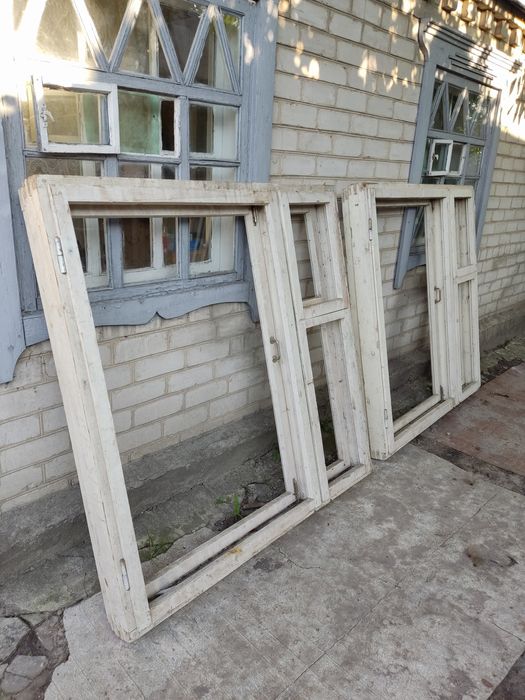 Окно деревянное блок