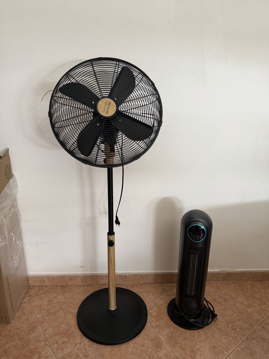 Ventoinha e aquecedor