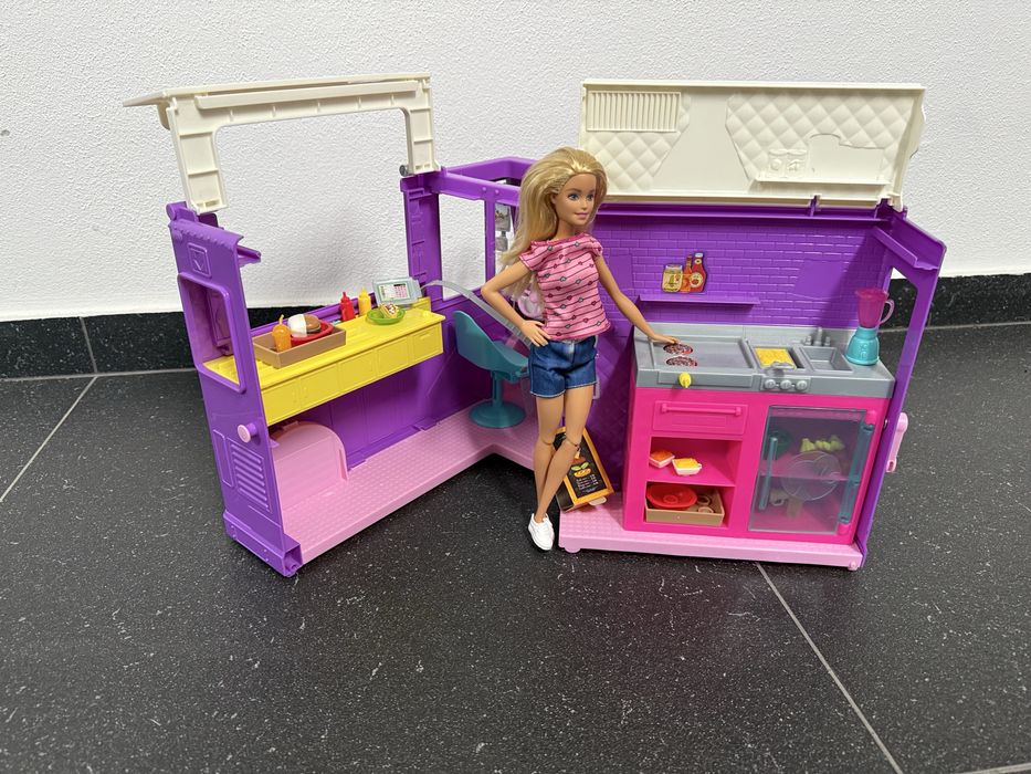 Barbie carrinho de comida original