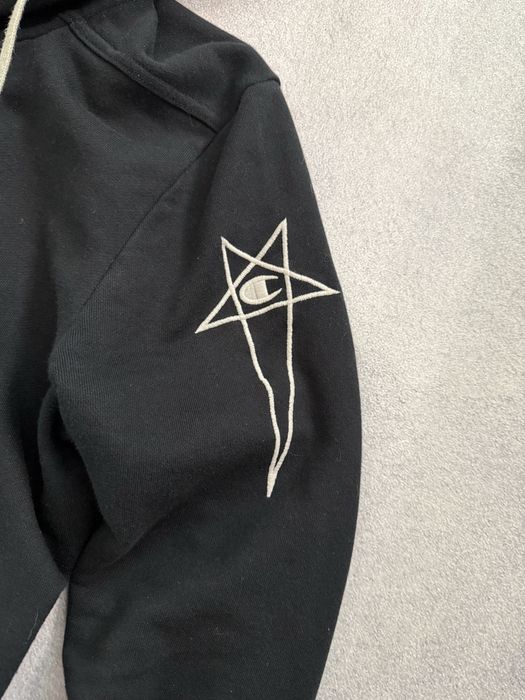 Rick Owens x Champion Zip-up Hoodie