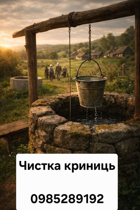 Чистка криниць ,поглиблення                 .