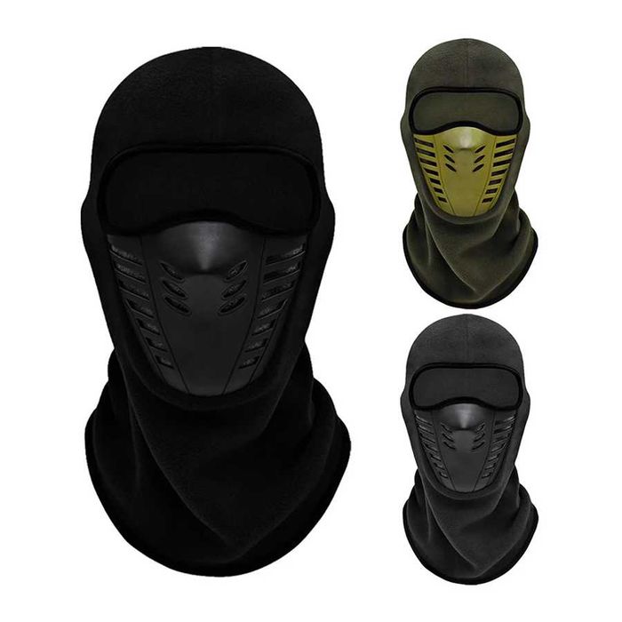 Balaclava com proteção em ABS - Tamanho único