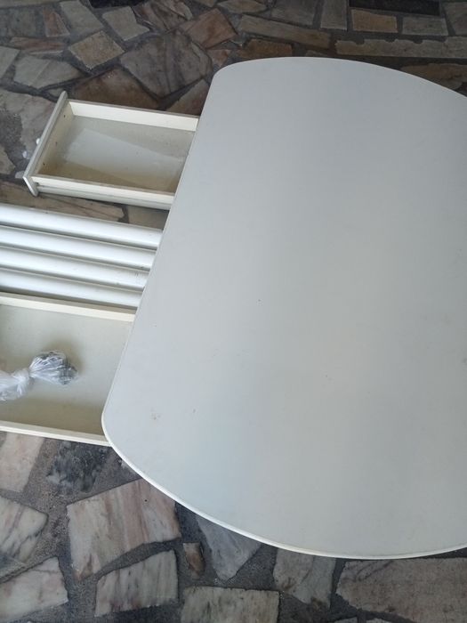 White Wooden Table (Foldable)423702821141237762