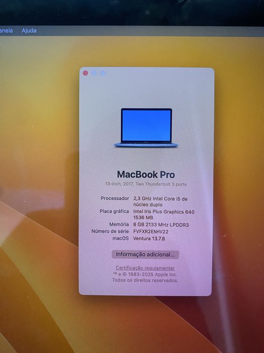 MacBook Pro 2017 i5