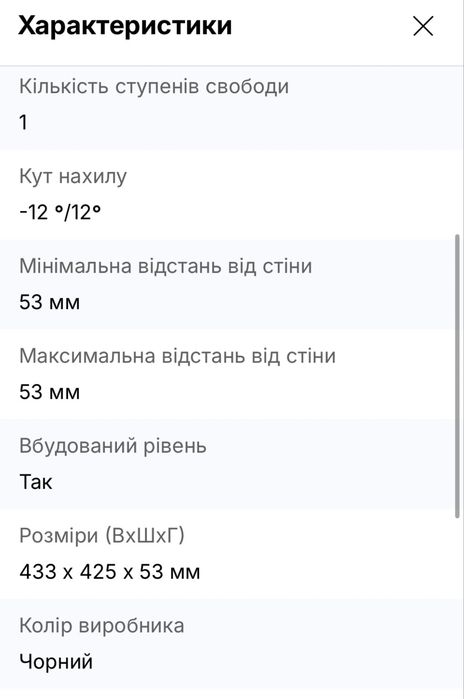 Крепления для телевизора