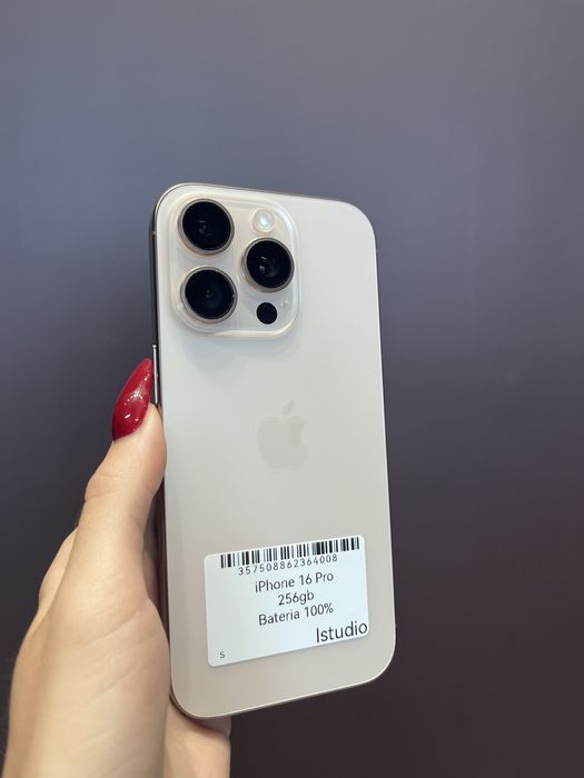 RATY 0% iPhone 16 Pro 256 GB BATERIA 100% GWARANCJA 12 miesiecy !!!