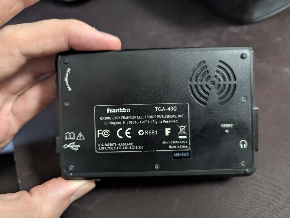 Franklin TGA-490 Speaking Global Translator.