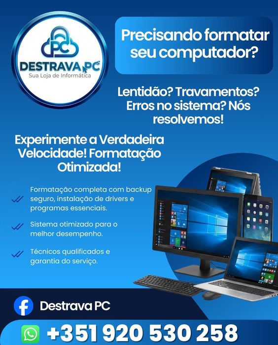 Formatação Profissional de Computadores | Windows Original 10/11