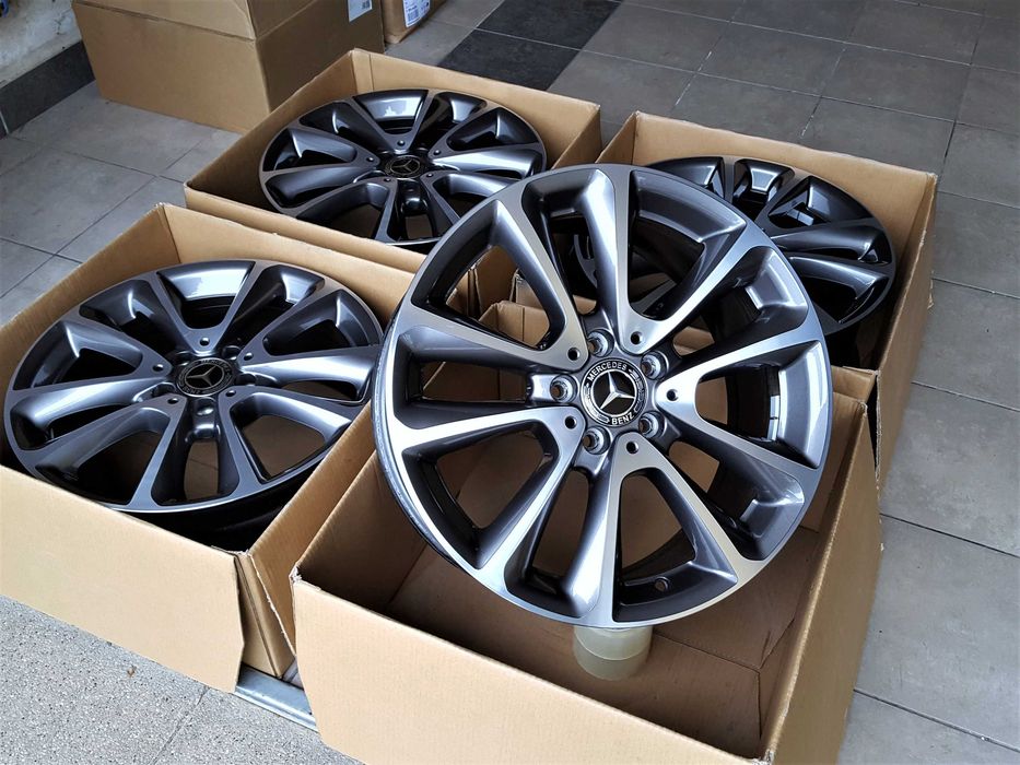 Alufelgi 18 5x112 Mercedes dwie szerokości C E S V CLK ML Vito 879#