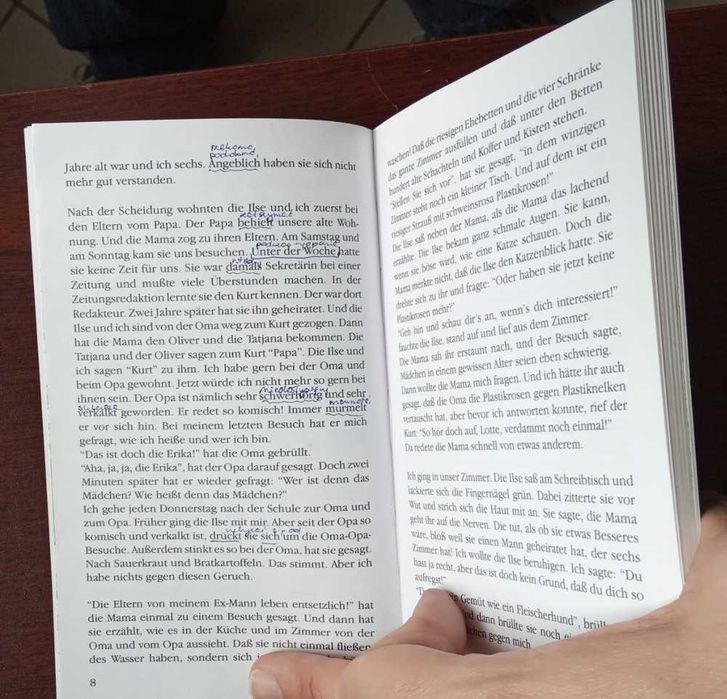 Die Ilse ist weg, język niemiecki, nauka