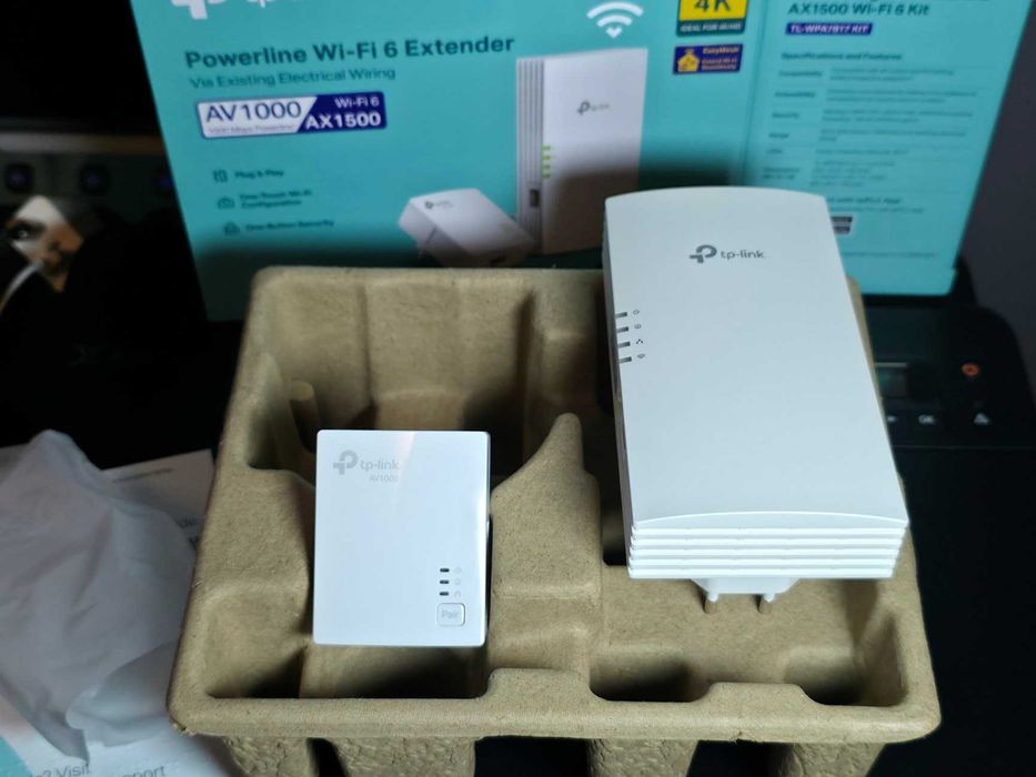 TP-Link TL-WPA7817 Kit | AV1000 Powerline AX1500 Wi-Fi 6 Kit