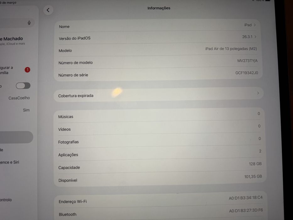 Ipad Air 13 m2 128gb + pencil pro