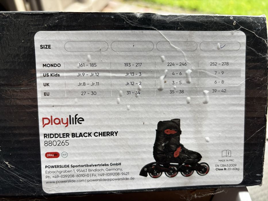 Rolki Powerslide Playlife regulowane rozm. 39-42.