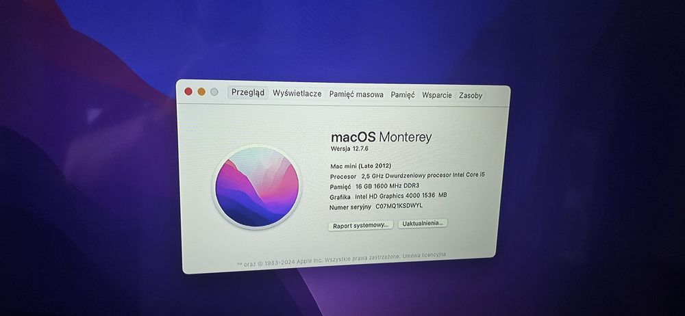 Mac Mini 16gb ram ,i5,500gb
