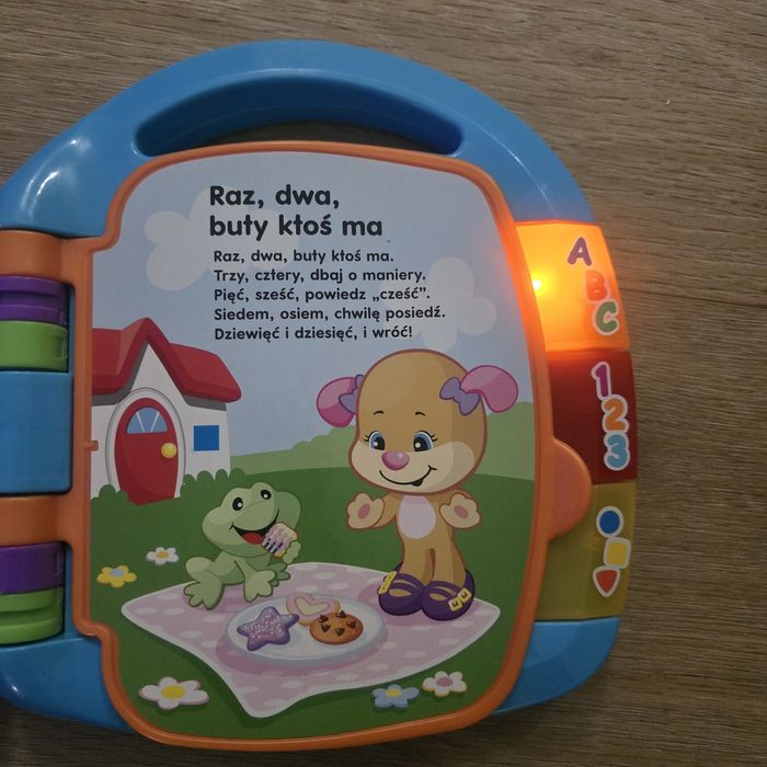 Książka z wierszykami Fisher Price