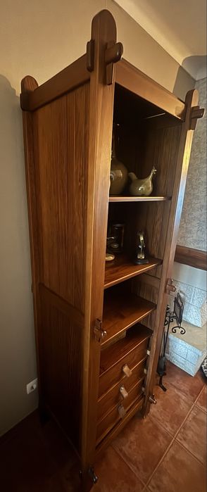 Moveis sala madeira maciça- Saint Clair