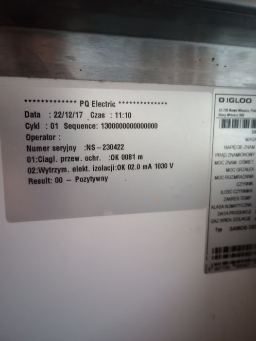 Lada hłodnicza   sklepowa