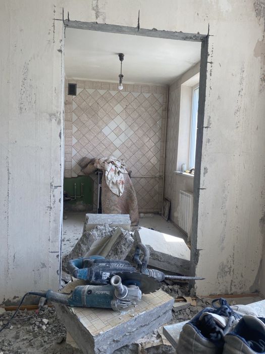 Демонтаж, вырезать проем, резка бетона, алмазная резка