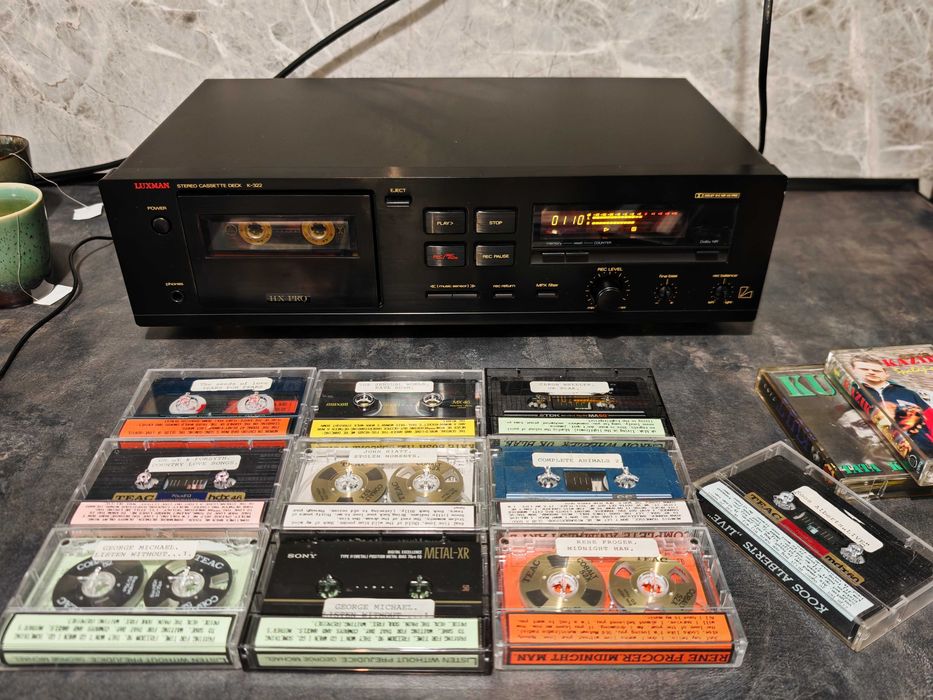 Magnetofon deck Luxman K-322 Hi-End Bardzo dobry Stan