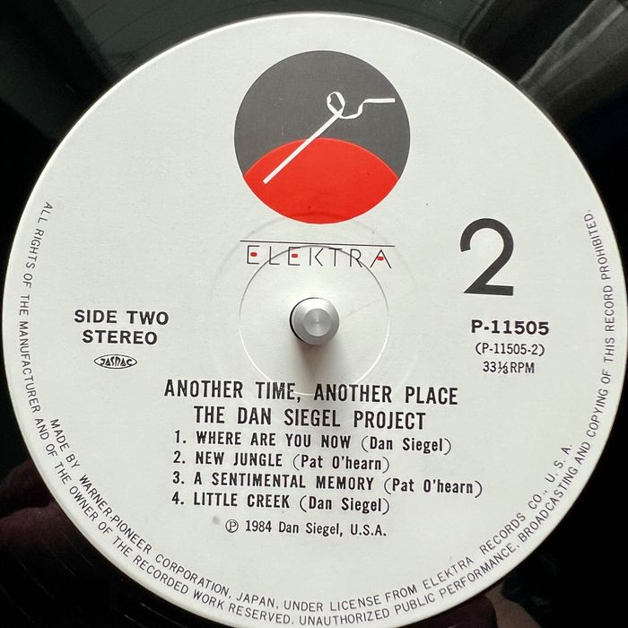 LP NM Dan Siegel Project – Another Time, Another Place, 1984, Japan