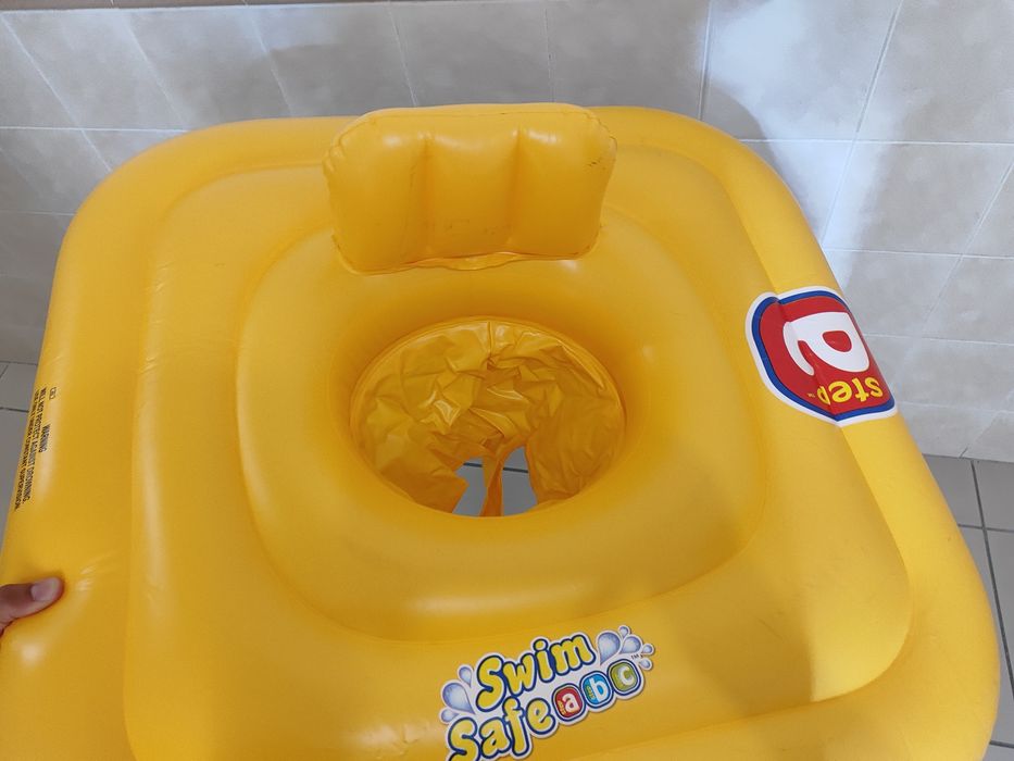 Bóia cadeira grande para bebé + boias de braço